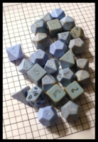 Dice : Dice - DM Collection - TSR Dragon Dice Blue Light